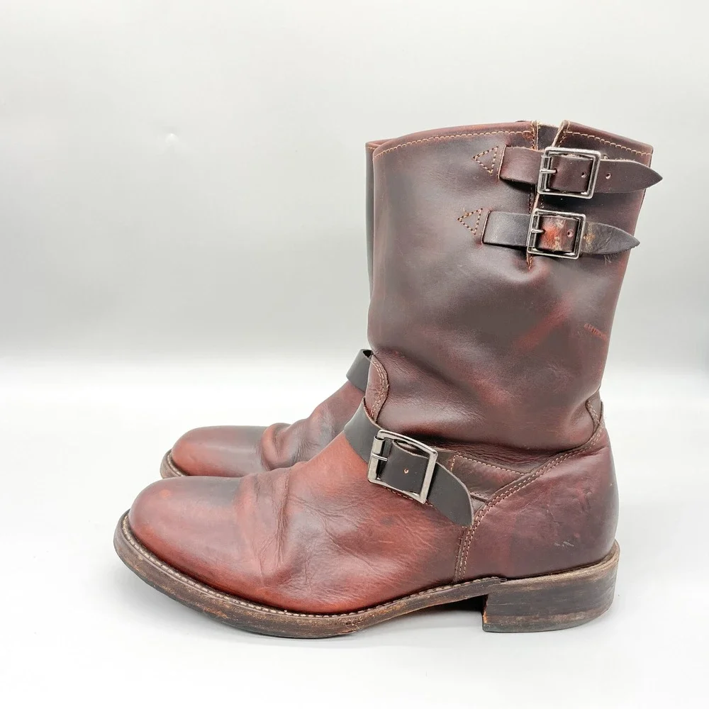 Frye moto biker